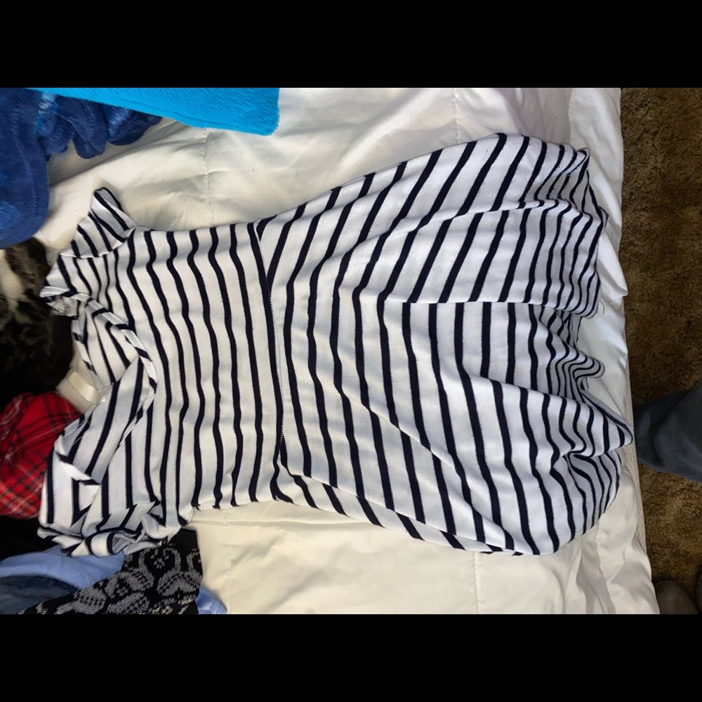 Casia striped dress.